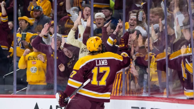 Lamb Scores His Sixth in Gophers Win