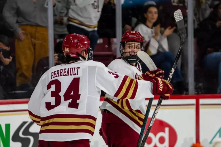 Perreaults Two Helpers Help Boston College Win